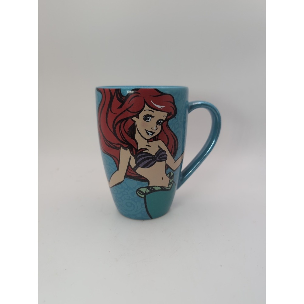 Disney Parks Ariel Little Mermaid Ceramic Coffee Mug 14oz 1988